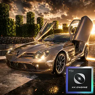Mercedes-Benz SLR McLaren 2009 Add-on with XK Engine