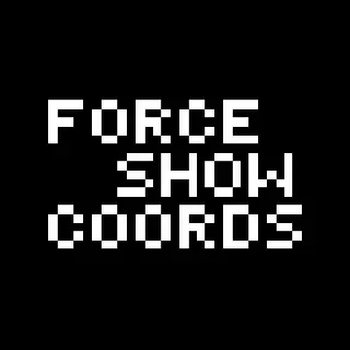 Force Show Coordinates