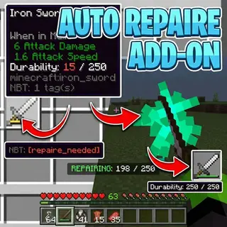 Auto Repair "Repair your items using XP !!"