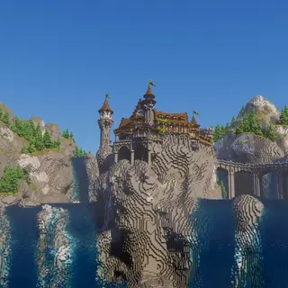 Old Fallen Castle - Medieval / Fantasy Castle