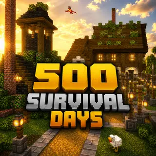 🌎 500 Days survival world (achievement friendly)