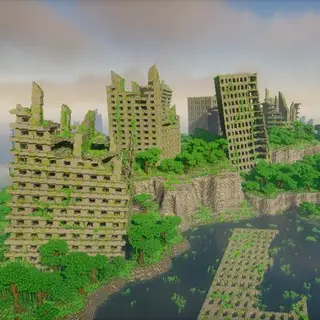 Abandoned Overgrown City (Achievements On)