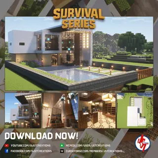 Survival Modern House #6 (Achievements On)