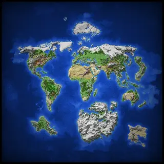 Owningfour earth realism (map)