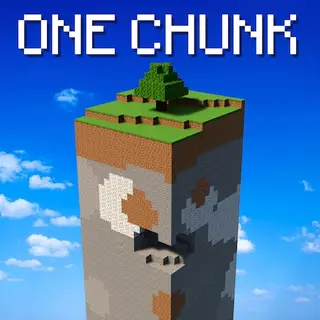 One chunk survival For Minecraft PE or BE 