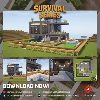 Survival Modern House #108 (Achievements On)