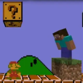 Jump Man in Minecraft (Mario)