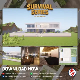 Survival Modern House #79 (Achievements On)