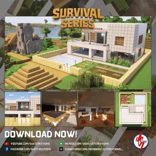 Survival Modern House #44 (Achievements On)
