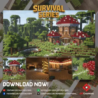 Survival Mushroom House #101 (Achievements On)