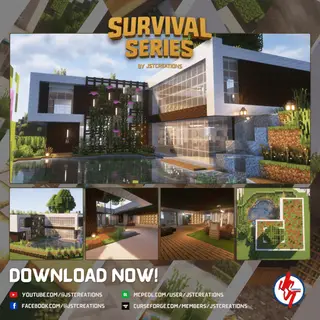 Survival Modern House #93 (Achievements On)