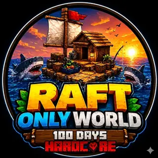 Only Raft World 100 Days Hardcore