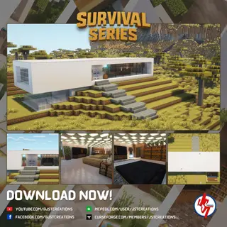 Survival Monoline House #34 (Achievements On)