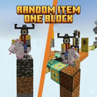 One Block But You Get Random Items
