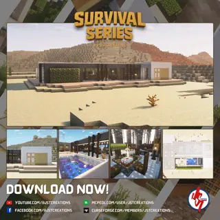 Survival Flatroof House #8 (Achievements On)