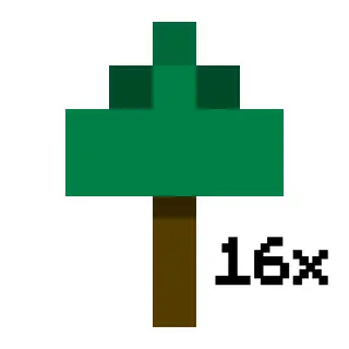 Oak Tree but it's 16x BIGGER