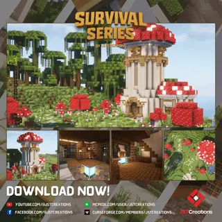 Survival Mushroom House #102 (Achievements On)