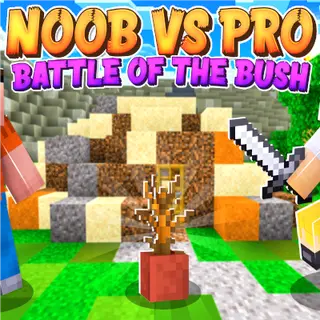 Noob Vs Pro - Battle Of The Bush - Bedrock Edition