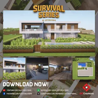 Survival Modern House #100 (Achievements On)