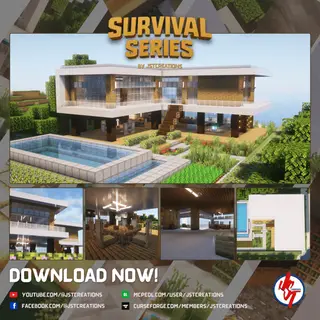 Survival Modern House #83 (Achievements On)