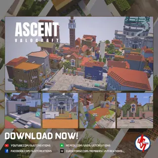 Valocraft Ascent (Valorant Inspired Map)
