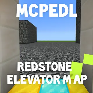 Redstone Elevator Map [MCPEDL]