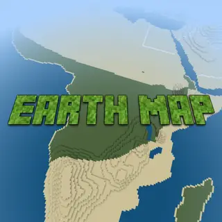 Earth Map for Bedrock Edition