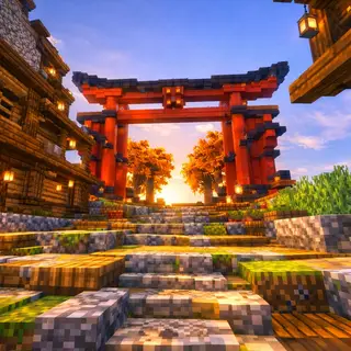 Japanese village world
