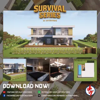 Survival Modern House #87 (Achievements On)