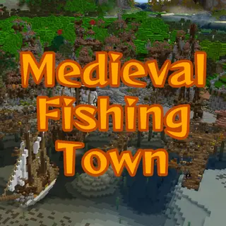 Medieval Fishing Town in the Swamp Biome