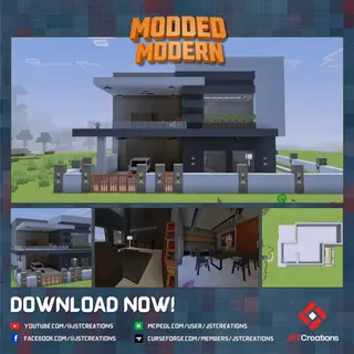 Modded Modern House #8 (With Furnitures)