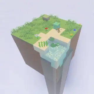 Mega Dirt Block Skyblock Challenge