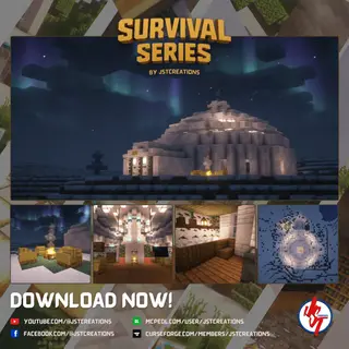 Survival Igloo House #1 (Achievements On)