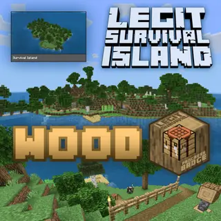 Legit Survival Island WOOD Edition