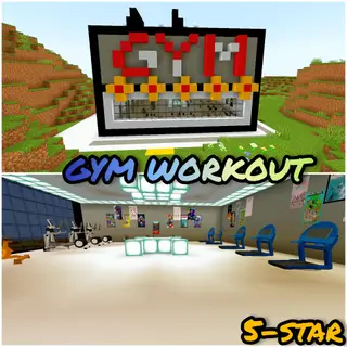 Ultimate Gym Map for Minecraft PE | Realistic Fitness Studio 🏋️