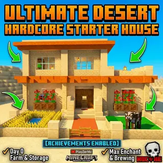 Ultimate Desert Hardcore Starter House [Achievements Enabled]