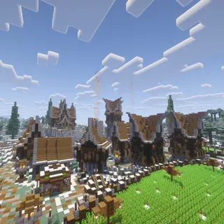 Snowy Spruce Village