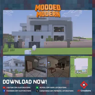 Modern House #25 (With Furnitures)