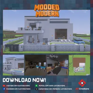 Modern House #24 (With Furnitures)