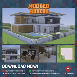 Modded Modern House #20 (With Furnitures)