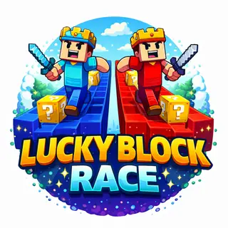 LUCKY BLOCK RACE FOR 2 PLAYERS.