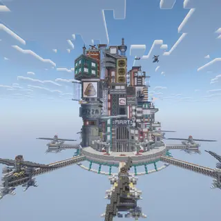 Cyberpunk Island City