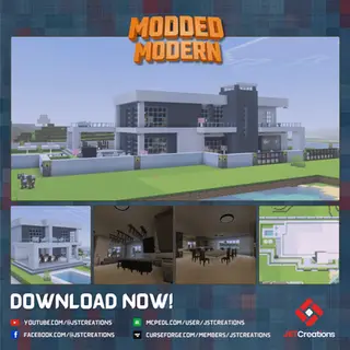 Modded Modern House #13 (With Furnitures)