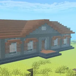 Cozy Suburban Stone Villa | Survival Base (Achievements On)