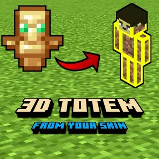 Custom 3D Totem With Player Skin (RP)