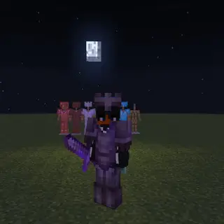 Armor + Crown + enchantments glint and ToolsReimagined (Aqua)