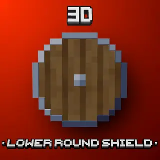 Lower Round Shield 3D