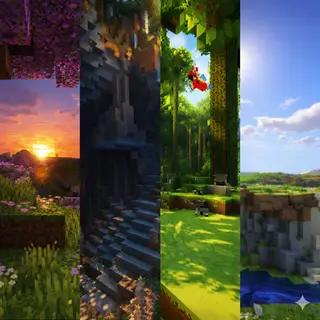 Many versions panorama with shaders