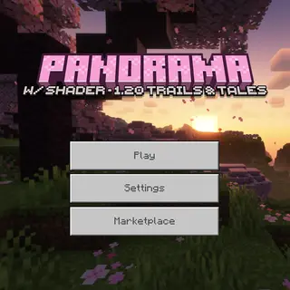 Trails & Tales Panorama with Shaders (Bedrock Edition)