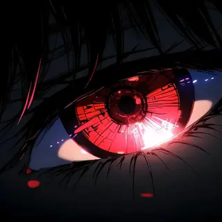 Animated Menu: Anime Red Eye